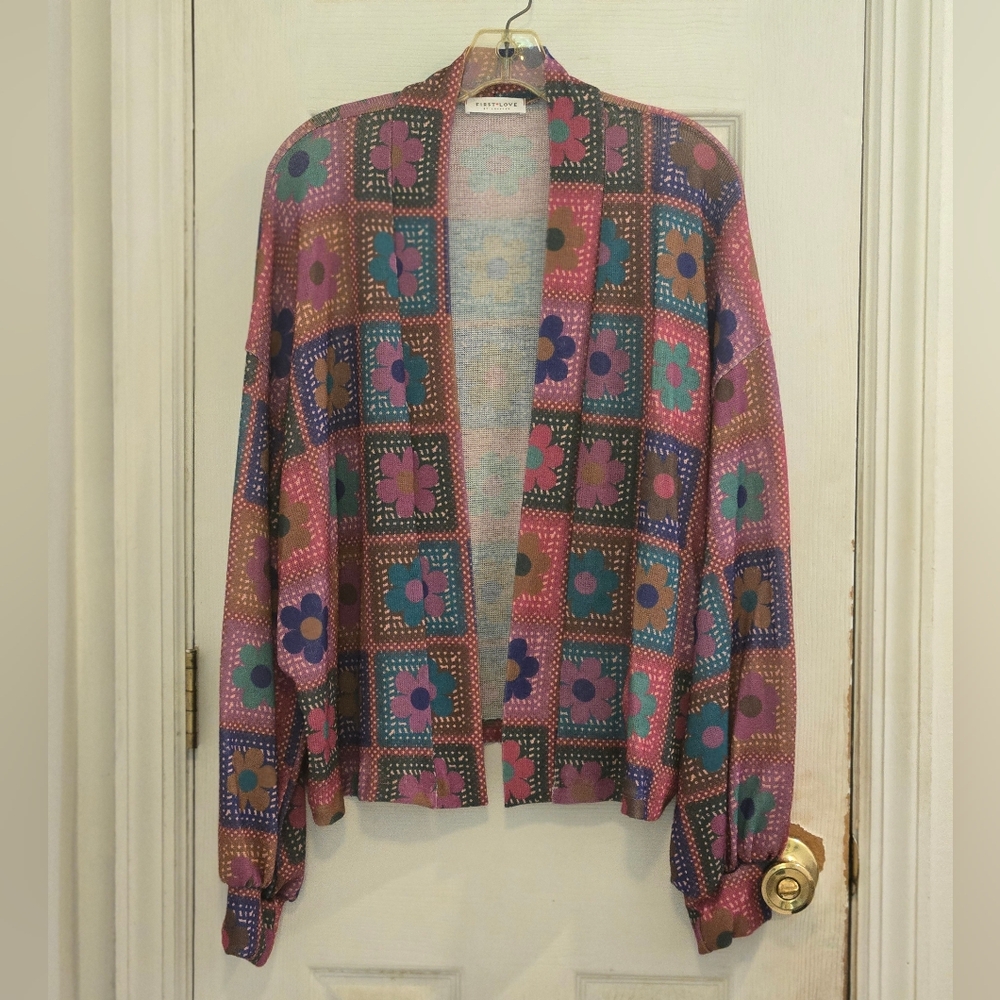First Love NWOT Cardigan Large